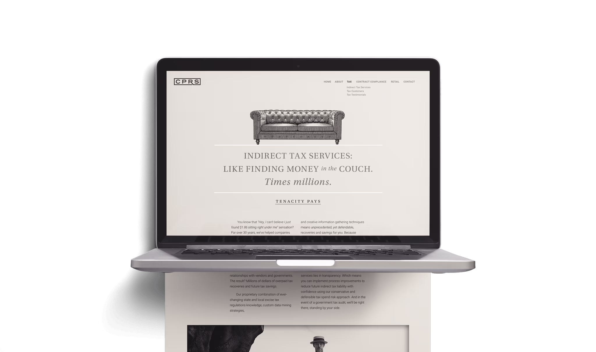 CPRS website redesign by hydrogen Advertising